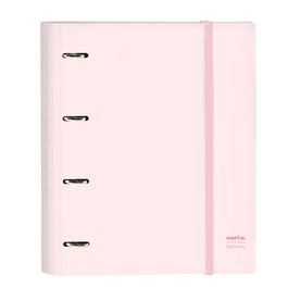 Reliure à anneaux Safta Coral Corail (27 x 32 x 3.5 cm)