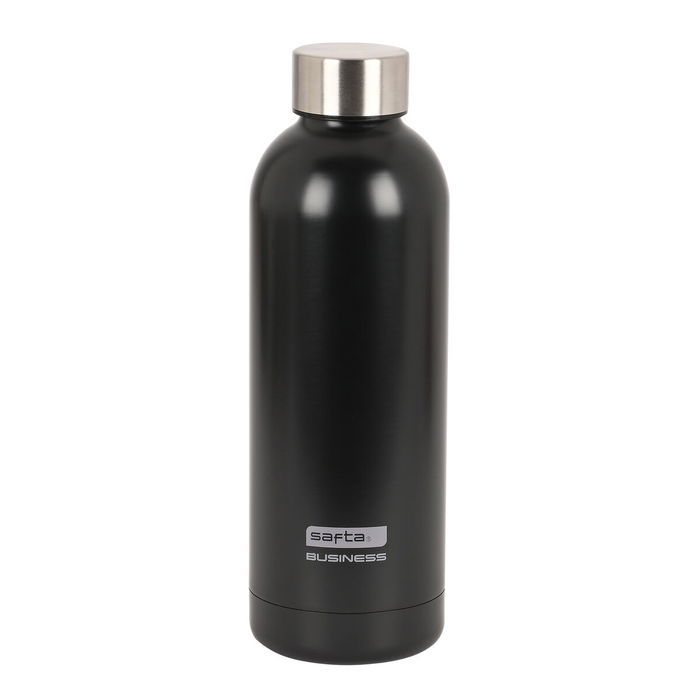Bouteille Thermique en Acier Inoxydable Safta Black 500 ml Noir Bouteille Thermique en Acier Inoxydable Safta Black 500 ml Noir