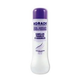 Agrado Crème Lissante et Apaisante pour Peaux Sensibles, Tube de 750 ml