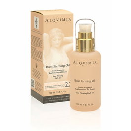 Alqvimia Huile Généreuse pour le Bustier 100 mL - Huile corporelle embellisseur pour galber et mettre en volume le buste naturellement