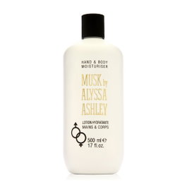 Alyssa Ashley Lotion Hydratante Mains et Corps Musk 500 ml