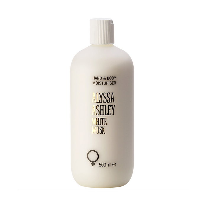 Alyssa Ashley WHITE MUSK lotion pour les mains et le corps, 500 ml