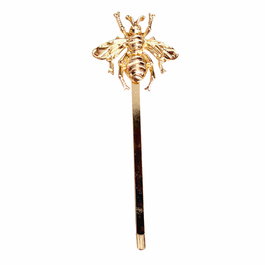 Araban - Barrette Or Abeille pour Cheveux - Bijou Capillaire