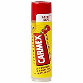 Carmex Baume à Lèvres Protecteur SPF 15 Goût Fraise - Stick 4.25 g - Hydratation Intense et Réparation