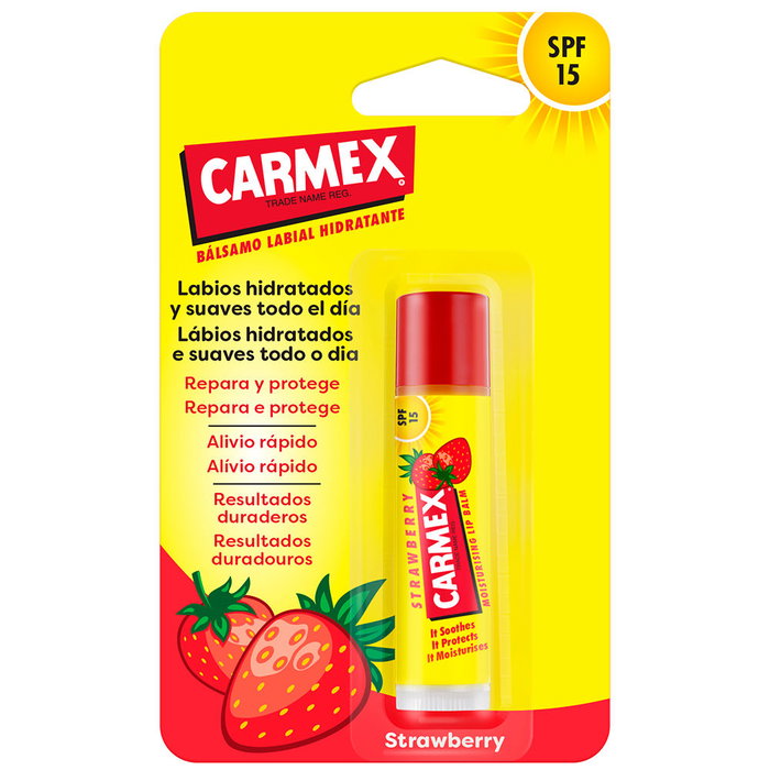 Carmex Baume à Lèvres Goût Fraise SPF 15 4.25g