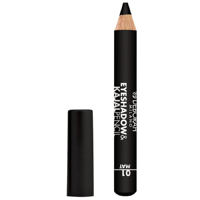 Deborah Fard à paupières & Crayon kajal 2-en-1 01 Noir Mat
