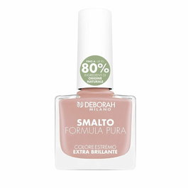 Deborah - Vernis à ongles Formula Pura N02 - Jusqu'à 80% d'ingrédients naturels - Brillant durable, sans formaldéhyde, toluène, DBP ou camphre