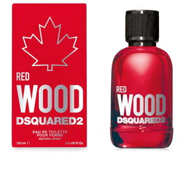 Dsquared2 Red Wood 100 ml Eau de Toilette pour Femme - Parfum Bois Rouge aux Notes de Piment Rose, Litchi et Cèdre