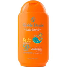 Gisele Denis Crème Solaire Enfants SPF 50+ Très Haute Protection 200 ml - Résistante à l'Eau, pour Peau Sensible