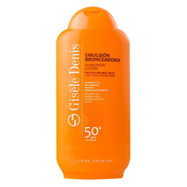 Gisele Denis Crème Solaire SPF 50+ 400 ml - Protection UV Avancée, Hydratante, Anti-Taches et Anti-Âge pour une Peau Nourrie