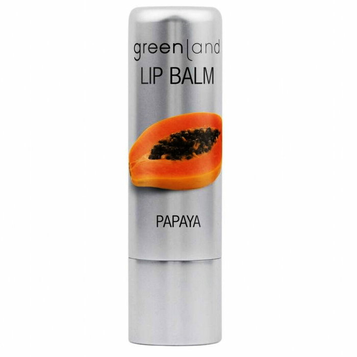 Greenland - Baume à Lèvres Alu.Stick Parfum Papaye, Soin et Hydratation Intense
