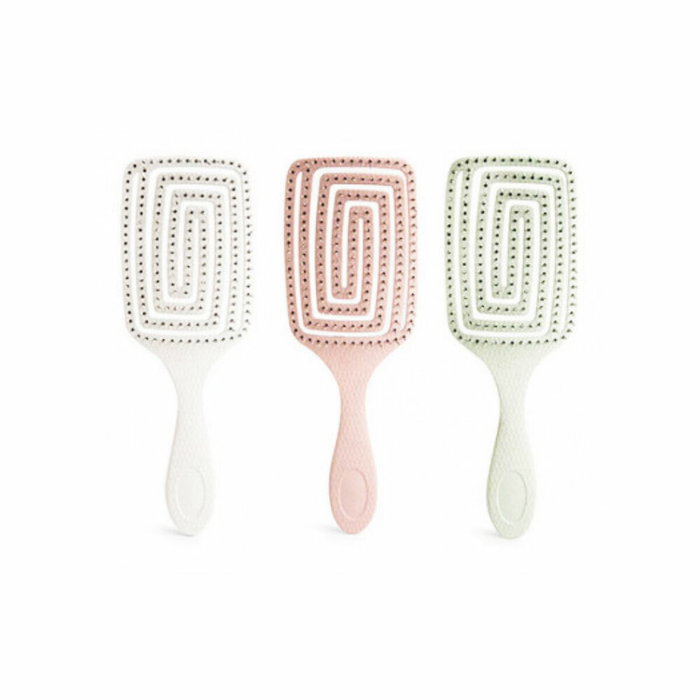 IDC Institute Pinceau Eco Paddle - Brosse démêlante écologique en matériaux recyclables (yuca et maïs) pour cheveux rebelles, protection capitaire IDC Institute Pinceau Eco Paddle - Brosse démêlante écologique en matériaux recyclables (yuca et maïs) pour cheveux rebelles, protection capitaire
