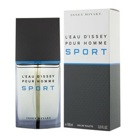 Issey Miyake L'Eau d'Issey Pour Homme Sport Eau de Toilette Vaporisateur 100 ml - Fraîcheur Boisée et Agrumes