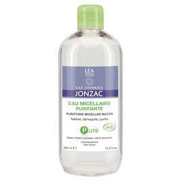 Jonzac Eau Micellaire Purifiante, Solution Nettoyante Démaquillante pour le Visage, 500 mL