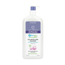 Jonzac - Eau Micellaire Douceur Nettoyante et Démaquillante Visage et Yeux, Peau Sensible, 500 ml
