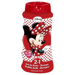 Lorenay Minnie - Gel et Shampooing 2 en 1 Disney pour Bébé Fille - 475 ml - Parfum Doux et Délicat