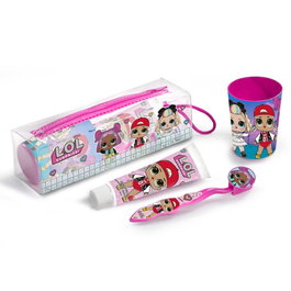 Lorenay Nécessaire de Voyage Dentifrice, Brosse à Dents et Verre - Set de Toilette Compact