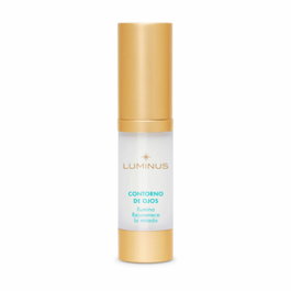 Luminus Contorno Ojos Rejuvenecedor 15 - Crème Contour des Yeux Régénérante et Raffermissante avec Acide Hyaluronique, Q10, Ruscus et Concombre - Réduit Rides, Poches et Cernes