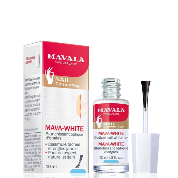 Mavala MAVA-WHITE Vernis Blanchissant pour Ongles 10 ml Mavala MAVA-WHITE Vernis Blanchissant pour Ongles 10 ml