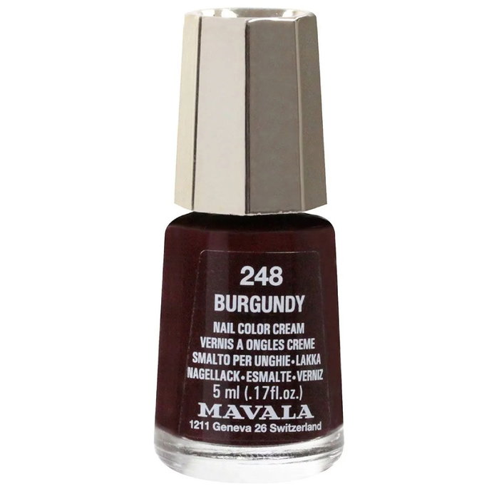 Mavala Vernis à Ongles Rouge Bourgogne 248 - Laque de Vernis Mavala Vernis à Ongles Rouge Bourgogne 248 - Laque de Vernis