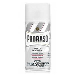 Proraso Mousse à raser au thé vert et à l'avoine 300 ml - Anti-irritation - Sans parabènes, huiles minérales, silicones, SLS