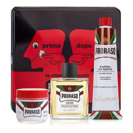 Proraso Coffret Cadeau Vintage Primadopo - Rasage Traditionnel - Ensemble Produits