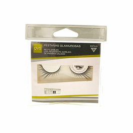 QVS - Faux Cils Look Glamour Style 21 - Cils Postiches Réutilisables pour Occasions Spéciales, Application Facile