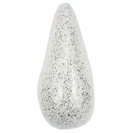 QVS Pierre ponce reconstituée pour pieds et coudes doux, forme ergonomique pour une utilisation facile sous la douche