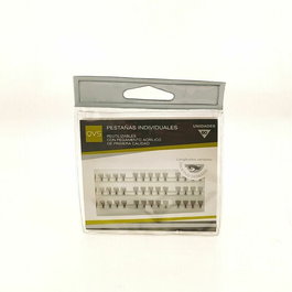 QVS Faux Cils Individuels, Lot de 60 pièces, Réutilisables, Qualité Haute Définition, pour un regard magnétique et intense