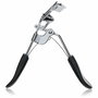 QVS Rizador Pestañas - Rizador de cils ergonomique avec coussinets arrondis antidérapants et manches confortables, inclut 2 coussinets de rechange