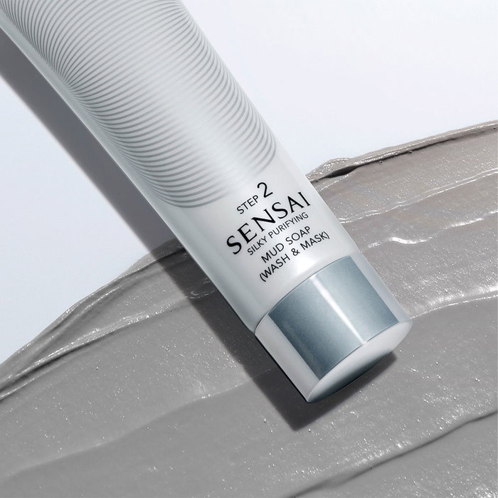 Sensai Savon de Boue Purifiant Soyeux - Nettoyant et Masque Détoxifiant 125 ml