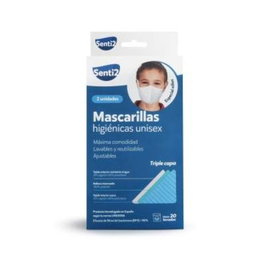 Senti2 Masque Hygienique Enfant - Lot de 2 Unités