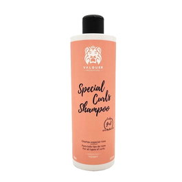 Valquer Shampooing Spécial Boucles 400 mL - Méthode Curly, 97% d'Ingrédients d'Origine Naturelle, Hydratation Intensive, Sans Sulfates ni Silicones, Contrôle du Frizz