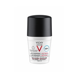 Vichy Homme Anti-transpirant Anti-traces Deo Roll-on 48h 50 ml