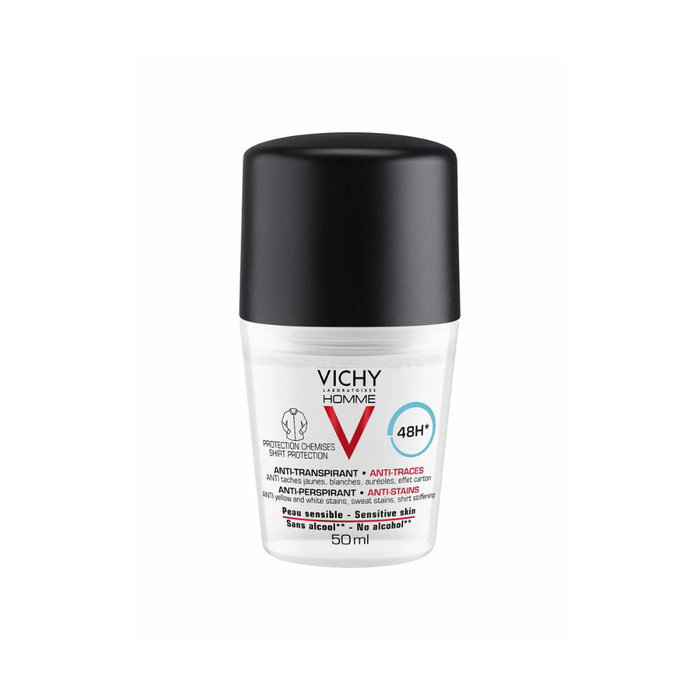 Vichy Homme Anti-transpirant Anti-traces Deo Roll-on 48h 50 ml Vichy Homme Anti-transpirant Anti-traces Deo Roll-on 48h 50 ml