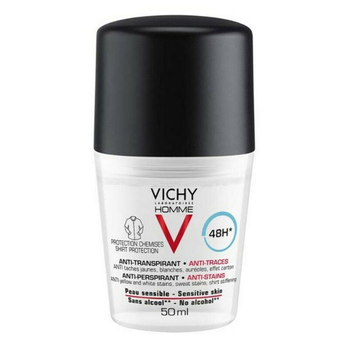 Vichy Homme Déodorant Anti-transpirant Roll-on 48h 50 ml