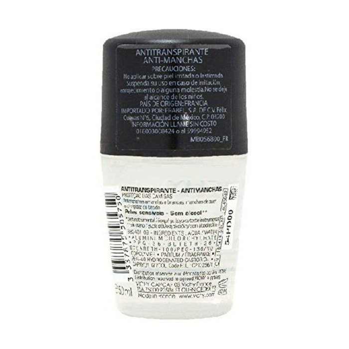 Vichy Homme Déodorant Anti-transpirant Roll-on 48h 50 ml