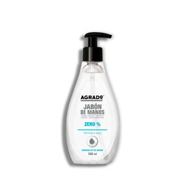 Agrado Savon pour les Mains Dermo 0% 500 mL - Formule Pure, Testé Dermatologiquement, pour Peaux Sensibles