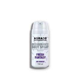 Agrado Déodorant Body Spray Fresh Fantasy pour Femme, Arôme Frais et Citrique, Testé Dermatologiquement