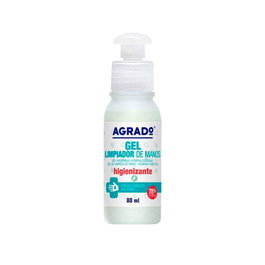 Agrado Gel Hygiénisant 80 mL, Gel Désinfectant pour les Mains