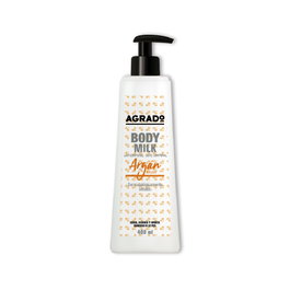 Agrado Body Milk Argan 400 ml - Lait corporel hydratant à l'huile d'argan