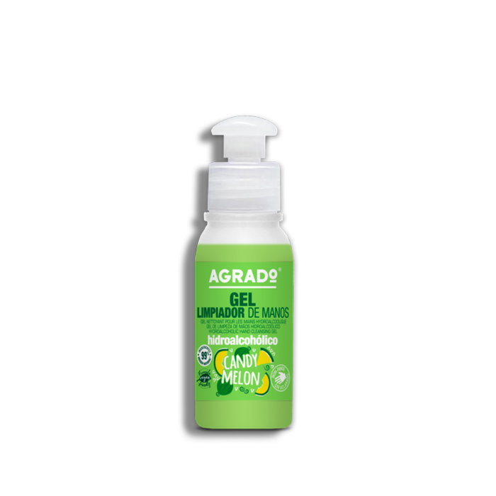 Agrado Gel Hydroalcoolique Mains Melon 80 ml - Gel Désinfectant sans Rinçage Agrado Gel Hydroalcoolique Mains Melon 80 ml - Gel Désinfectant sans Rinçage