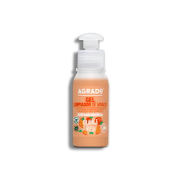 Agrado Gel Hydroalcoolique et Nettoyant pour les Mains à l'Orange 80 ml