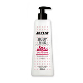 Agrado Lait Corps à la Rose Musquée Hydratant et Nourrissant pour la Peau - Flacon 400 mL