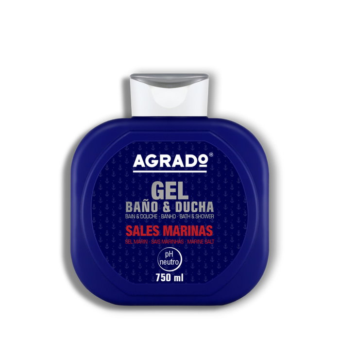 Agrado Gel de bain aux sels marins 750 ml Agrado Gel de bain aux sels marins 750 ml
