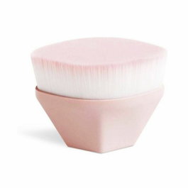 IDC Institute Brosse de Fond de Teint Plat à Poils Denses pour Finition Impeccable avec Produits Fluides - Avec Boîtier Protecteur