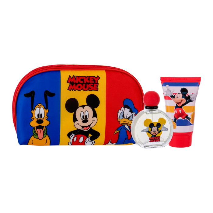 Air-Val Mickey Friends Eau de Toilette 50 ml + Gel 100 ml pour le Bain - Soin pour la Peau