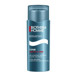 Biotherm Homme T-Pur Lotion Anti-Brillance et Anti-Sérum 200 mL - Gel Purifiant pour Peaux Sèches et Mixtes