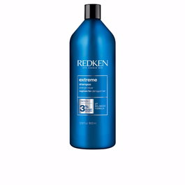 Redken Extreme Shampoo 1000ml - Shampoing réparateur intense pour cheveux abîmés avec technologie Fortifying Complex - Nouveau format