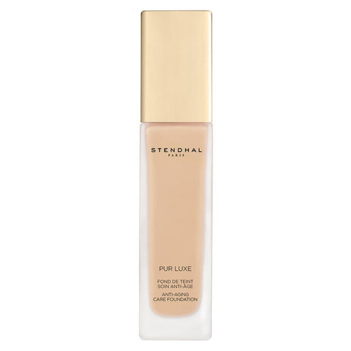 Stendhal Paris Fond de teint soin anti-âge PUR LUXE #420 Sable - 30 ml - Texture satinée - Couvrance ajustable Stendhal Paris Fond de teint soin anti-âge PUR LUXE #420 Sable - 30 ml - Texture satinée - Couvrance ajustable